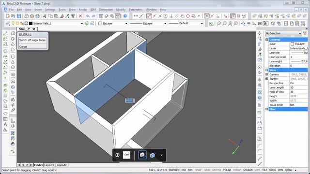 Уроки по BricsCAD BIM Шаг 7 смотреть онлайн