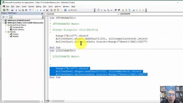 Excel Grafik Makrosu смотреть онлайн
