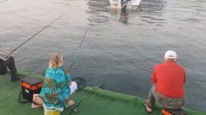 Летний вечер в Анапе. Рыбалка на море.