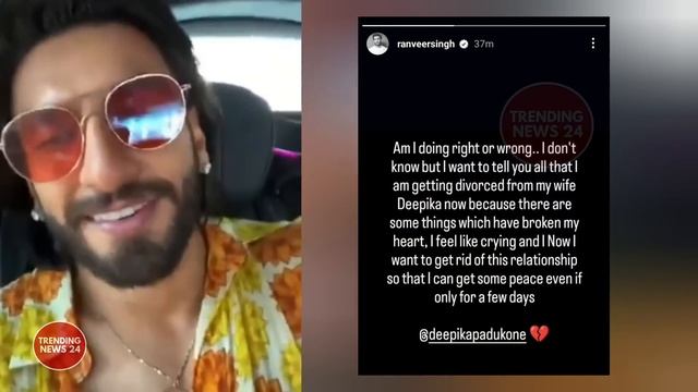 Ranveer Singh's Statement About Devorce From Deepika Padukone & koffee With Karan Show Controversy смотреть онлайн