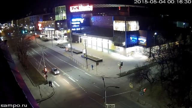 Погоня за ночным байкером в центре Петрозаводска смотреть онлайн