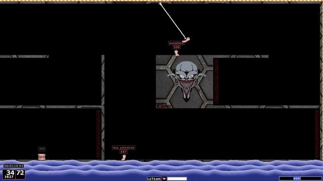 Worms Armageddon - Ninja Rope Tricks смотреть онлайн