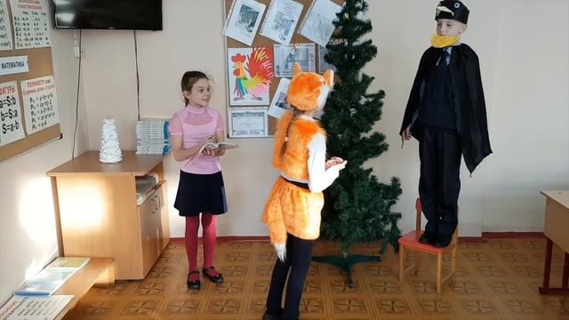 Страна читающая — «Ворона и лисица - 2» читает произведение «Ворона и Лисица» И. А. Крылова смотреть онлайн