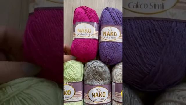 Обзор пряжи Nako Calico Simli