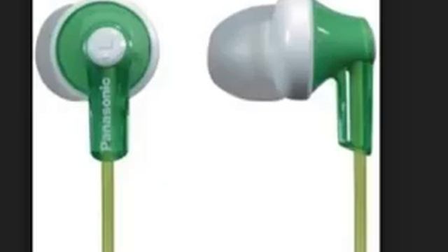 Panasonic RP HJE120E G Ergo Fit Ear Canal Headphones Green смотреть онлайн