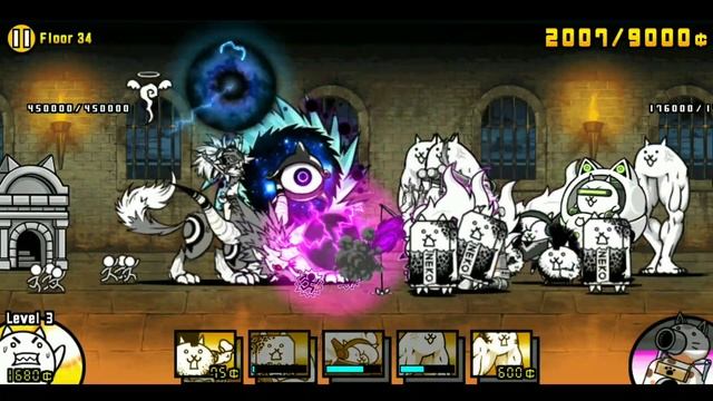 The Battle Cats - Heavenly Tower Floor 34 (No Uber) смотреть онлайн