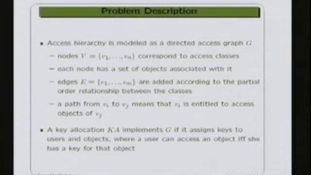 CERIAS Security: Dynamic and Efficient Key Management for Access Hierarchies 2/6 смотреть онлайн