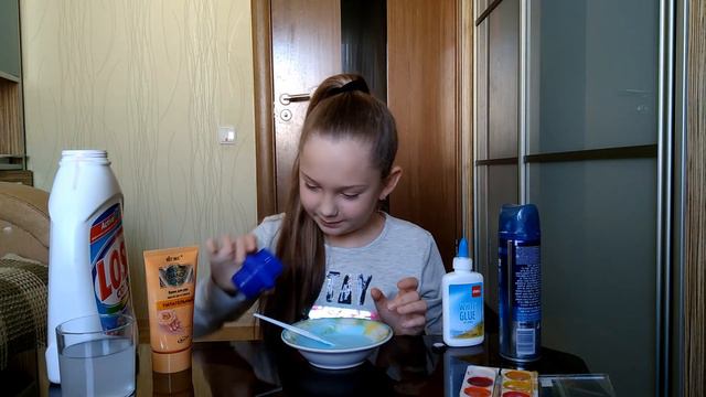 КАК СДЕЛАТЬ СЛАЙМ?! ЛИЗУН с шариками пенопласта 😍 смотреть онлайн