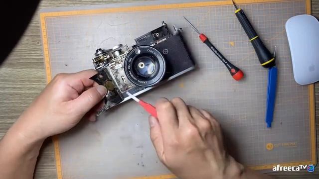 필름 카메라 캐논 QL19 수리기 / Film camera canon QL19 Repair смотреть онлайн