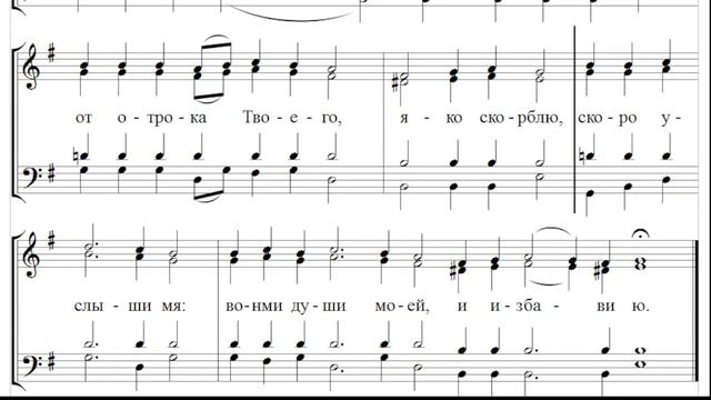🎼 Великий прокимен Монастырского напева (сопрано) Не отврати лица Твоего от отрока Твоего... смотреть онлайн