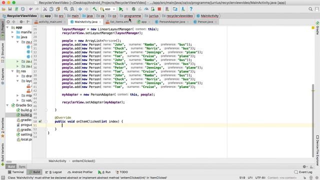 23. RecyclerView and CardView Part 2 (AS 3.1.3) смотреть онлайн