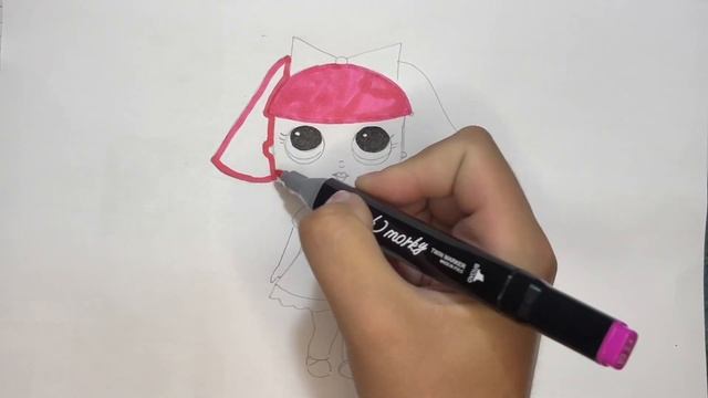 Как нарисовать куклу лол смотреть онлайн