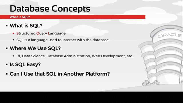 Oracle SQL Certified Beginner to advanced-Database Concepts - What is SQL - Video 7 - 2020 смотреть онлайн
