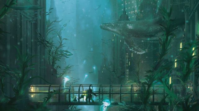 Back To Rapture - Underwater Bioshock Inspired Ambient Experience | 4K Water Nature