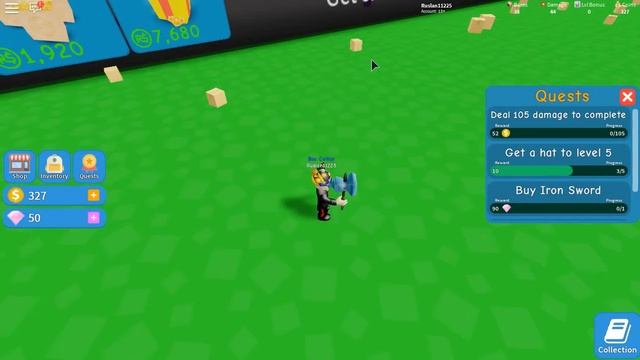 Открываю коробки со шляпами и прокачиваюсь в Roblox Unboxing Simulator смотреть онлайн