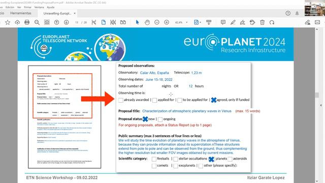 Talk 07 - Itziar Garate-Lopez - Unravelling the Europlanet2024 observing funding proposal form смотреть онлайн