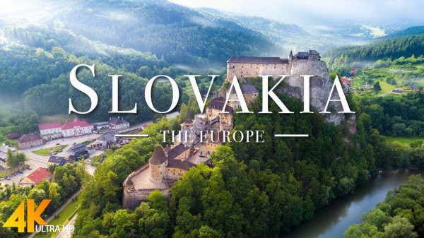 FLYING OVER SLOVAKIA (4K UHD) - Relaxing Music Along With Beautiful Nature Videos - 4K Video HD