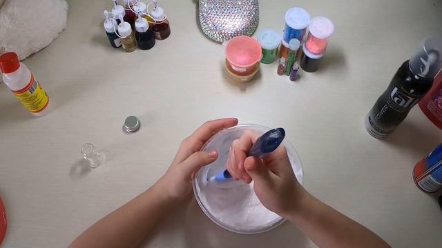 Пушистый слайм флаффи 👌 Крутой рецепт для пушистого флаффи слайма смотреть онлайн