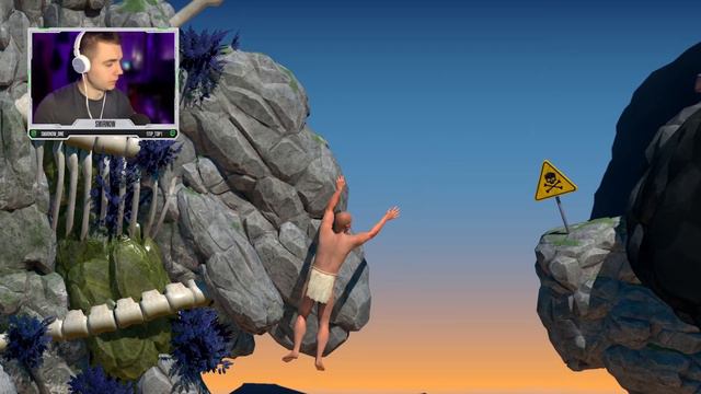 ЛЫСЫЙ МУЖИК СНОВА ЛЕЗЕТ ВВЕРХ! – A DIFFICULT GAME ABOUT CLIMBING смотреть онлайн