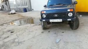 Бешеная нива на шеснаре ещё и с отрывом балки +60мм.mp4