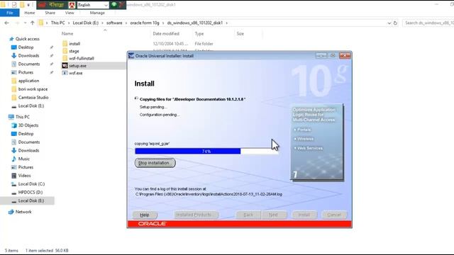 Installation of oracle form developer 10g смотреть онлайн