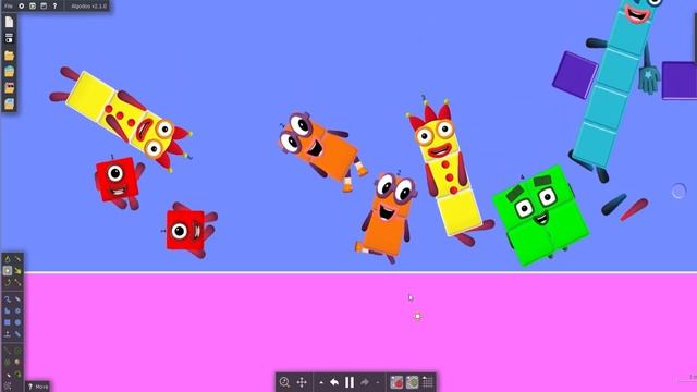 Numberblocks, Alphablocks Puzzle Tetris Game SPACE - Alphabet Lore But It's Number Lore смотреть онлайн