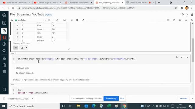 File Spark Streaming Example | Apache SPARK Structured STREAMING TUTORIAL with PySpark смотреть онлайн