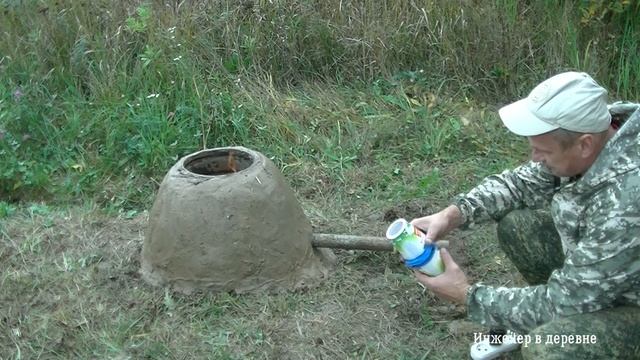 Плавильня Алюминия. Первый опыт плавления. Вспомогательный проект к "микро-трактору" смотреть онлайн