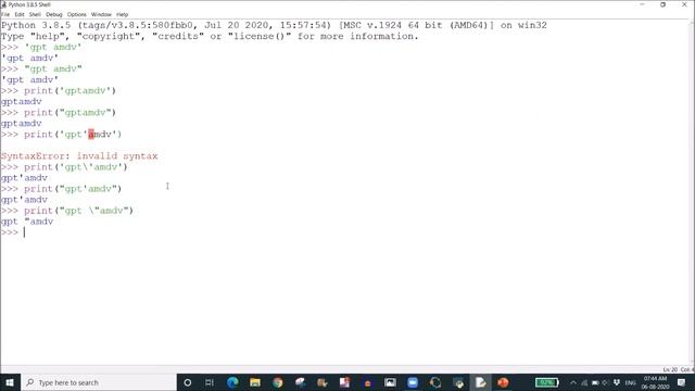 3-How to print string in python смотреть онлайн