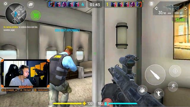 1ª VEZ JOGANDO CS:GO MOBILE *o jogo está incrível!* смотреть онлайн