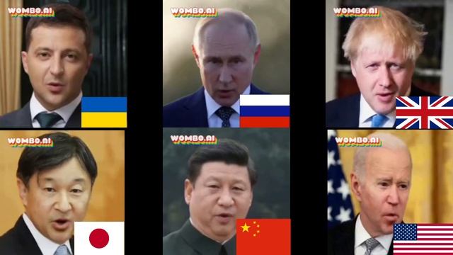 WW3 Leaders sing witch doctor смотреть онлайн