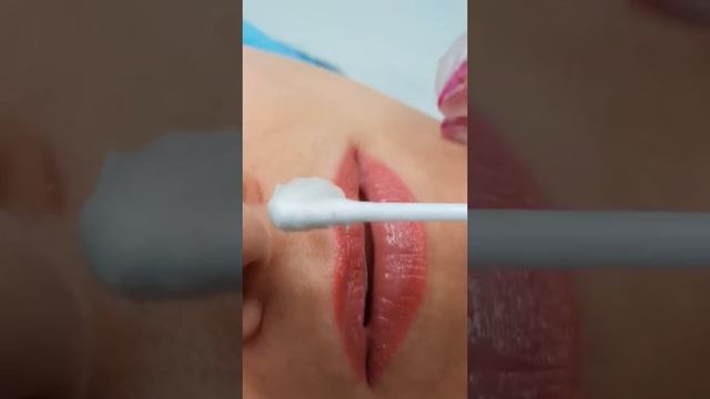 Губы татуаж зажившие 1 процедура смотреть онлайн