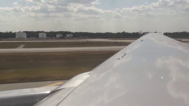 United (Continental Airlines) - Take off Houston George Bush Intercontinental Airport B767-400ER смотреть онлайн