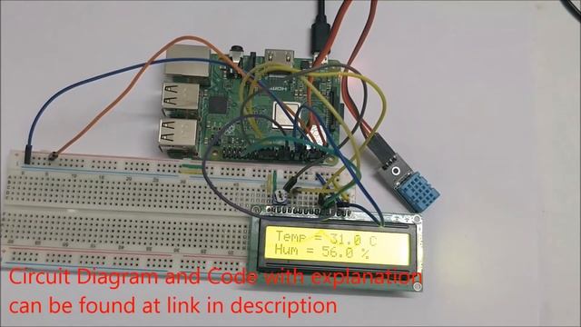 Interfacing DHT11 Sensor with Raspberry Pi смотреть онлайн