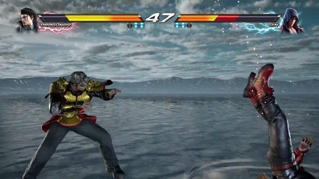 Tekken 7 (PS4) Dragunov Vs Jin Gameplay - INFINITE AZURE Stage [1080P 60FPS] Full Game Build смотреть онлайн