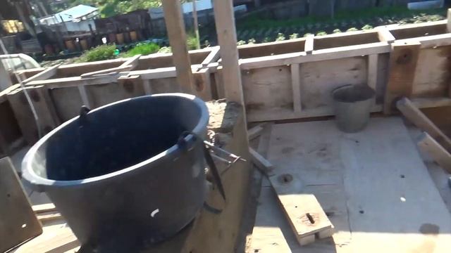 Дом с опилкобетона, подымаем второй этаж. смотреть онлайн