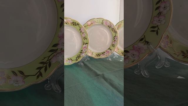 КЗ Раменское, фарфор пятидесятых, винтажный кофейный сервиз смотреть онлайн
