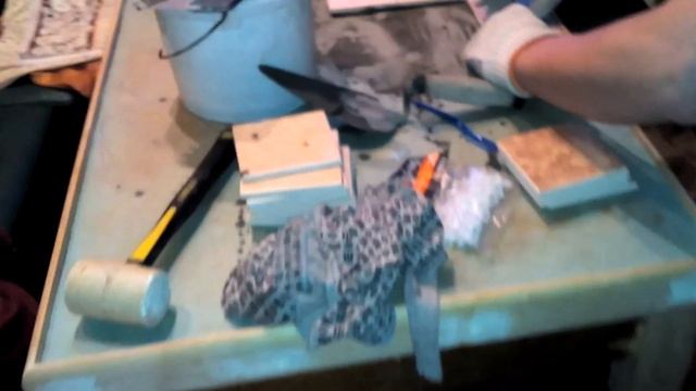 Кухонный стол с керамической плиткой часть 1 Kitchen table with ceramic tiles Part 1 смотреть онлайн