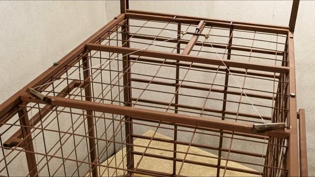 Клетка ловушка для животных, собак и кошек . Инструкция по сборке, рекомендации по отлову. смотреть онлайн