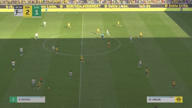 FIFA 22 - Borussia Dortmund Vs Werder Bremen Bundesliga Season 2023 FullMatch 4K HDR PS5 Gameplay