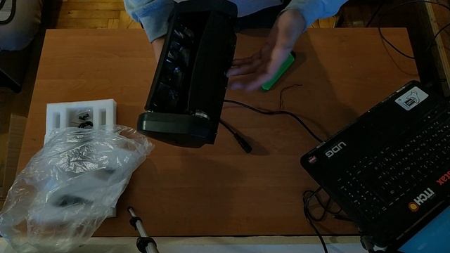 Цветомузыка Spider 8*6 mini Led RGBW Паук. Динамически свет смотреть онлайн