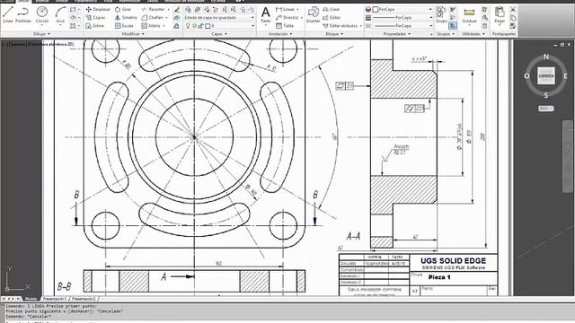 Curso de autocad gratis Proyección ortogonal смотреть онлайн
