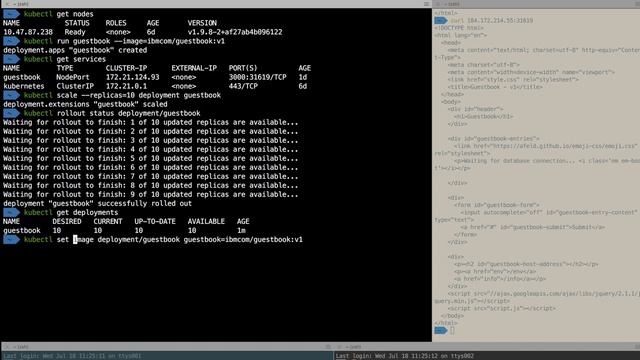 Como realizar o rollout de uma aplicação no Kubernetes смотреть онлайн