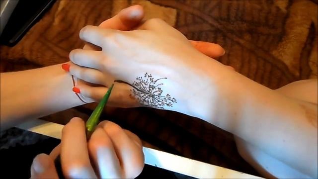 самый легкий в выполнении рисунок хной одуванчик смотреть онлайн
