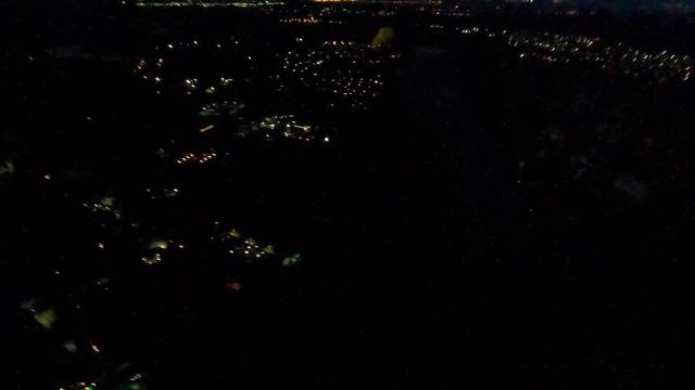 Ночной Киев с вертолета Robinson R22 смотреть онлайн