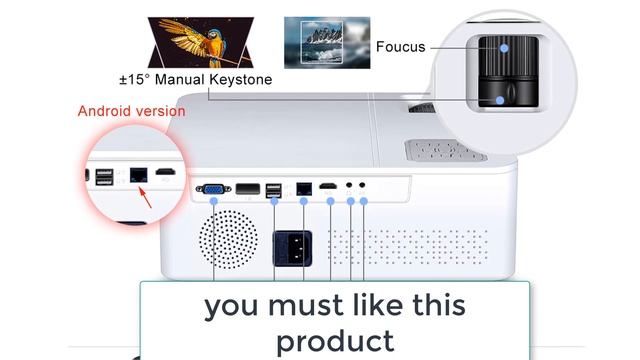 Best Projector For Home Theater Cinema | TouYinger M23 Projector Full HD Projector Review