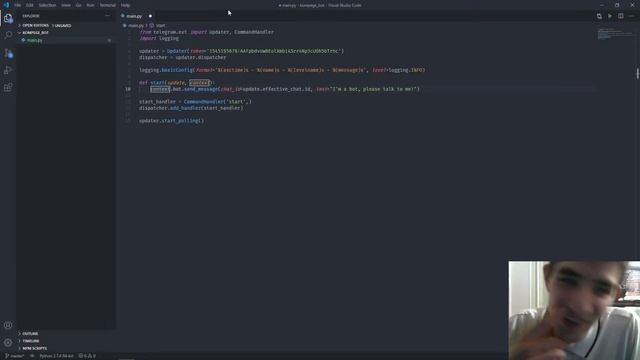Делаем Telegram бота на Python 3. Round 1 смотреть онлайн