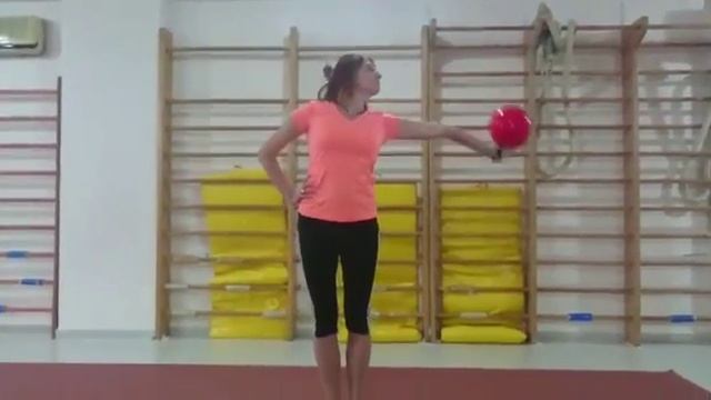 088 художественная гимнастика. обучалка с мячом для наяинающих смотреть онлайн