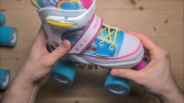 Unboxing Hudora Kinder Rollschuhe - Unboxing Kids Roller Skates [4K]