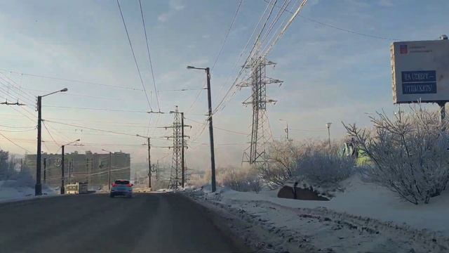 Мурманск, просто сказочное утро! смотреть онлайн